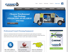 Tablet Screenshot of cleanco.com